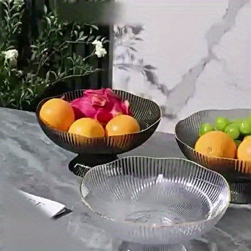Bowl with Transparent Fruit Made of PET for Decorative and Practical