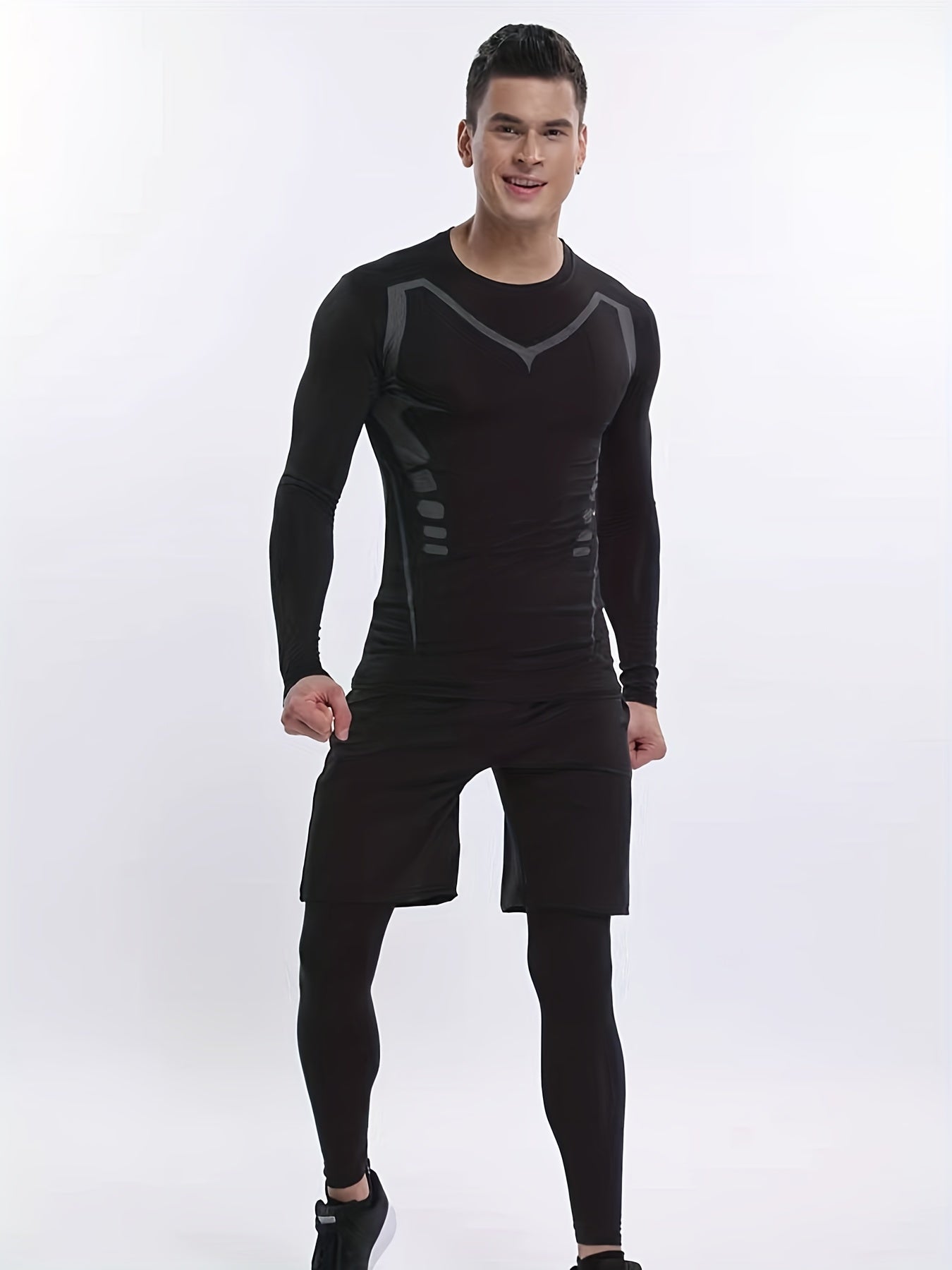 Velocity Pro Men's Thermal Sports Shirt for Breathable, Warm, and Performance-Oriented