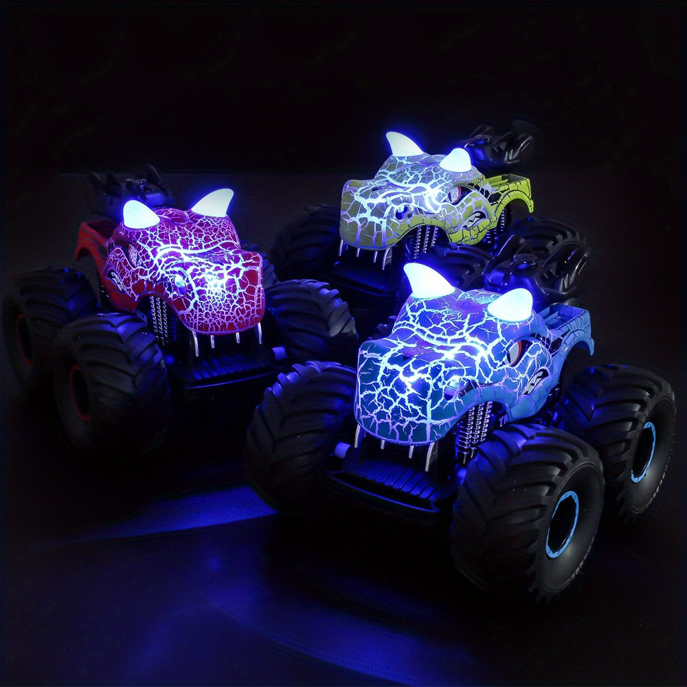 Dinoblaze Stunt Car for Spectacular RC Monster Truck with Smoke & Light