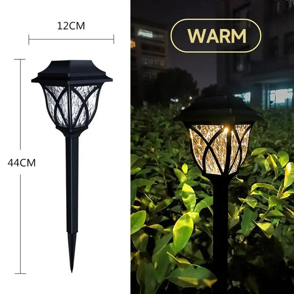 Solar Garden Lamps with Lantern Design for Atmospheric and Energy-Efficient Outdoor Lighting