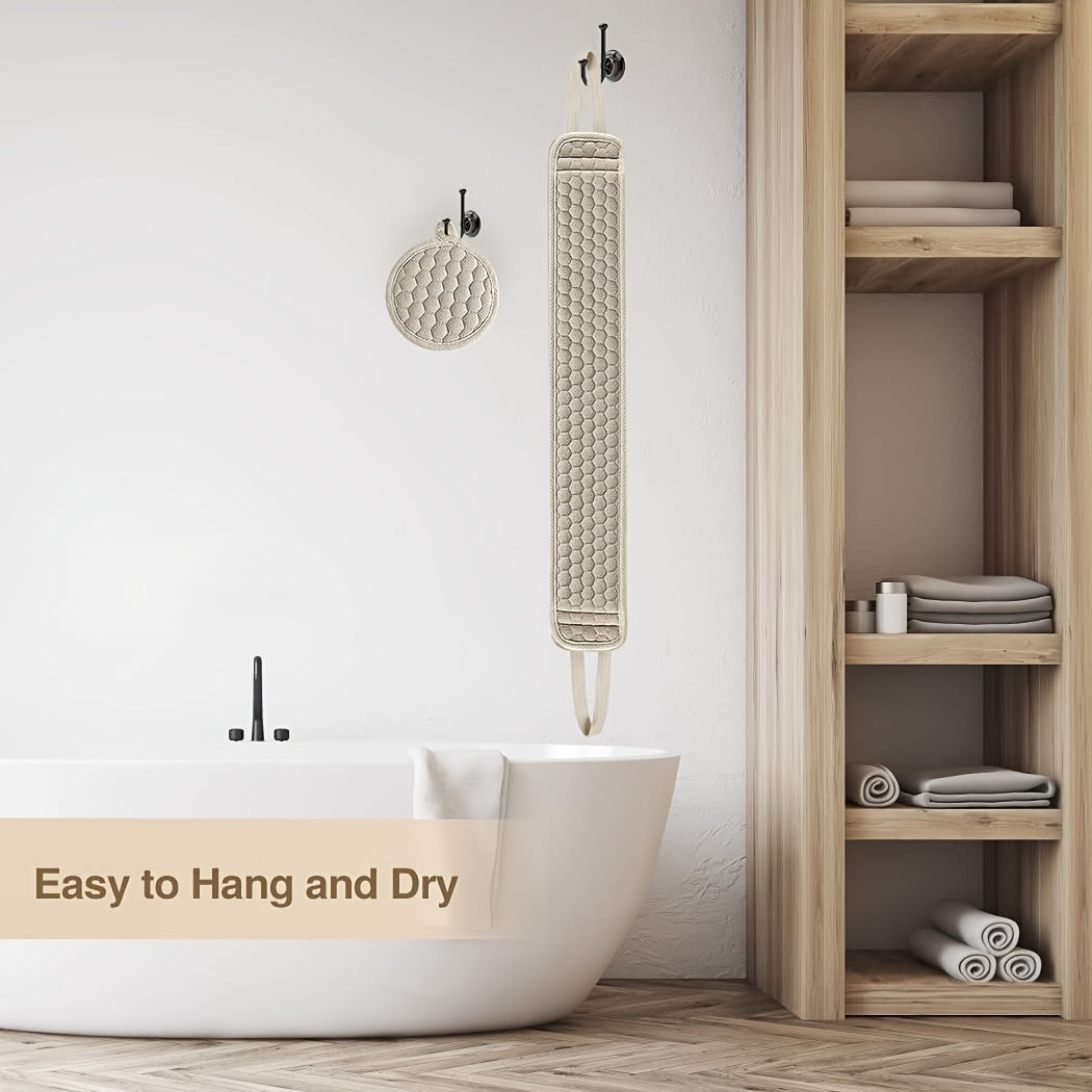 Comfortable Deep Cleansing Back Scrubber for Practical and Refreshing