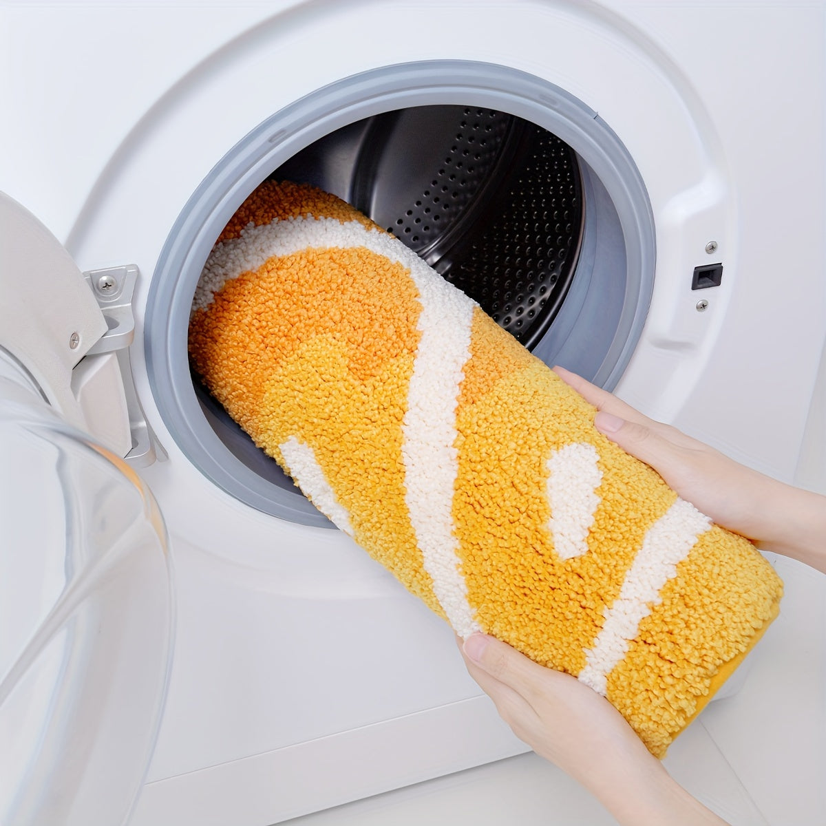 Rug Fruit-Inspired Bathroom for Soft and Absorbent