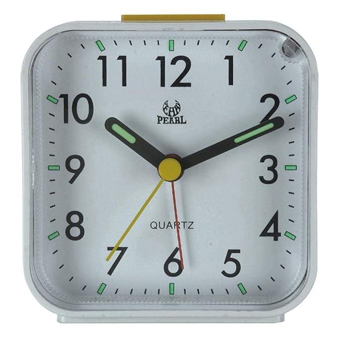 Clock with Silent Alarm Illuminated Dial and Snooze Function for a Peaceful Wake-Up