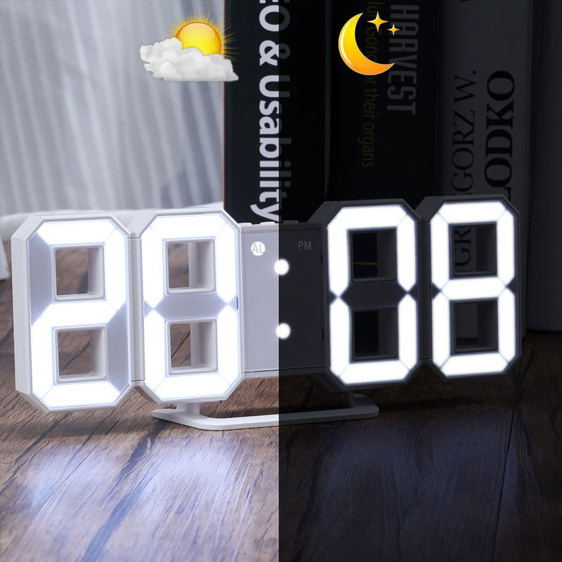 Clock Smart 3D Digital with Modern Design for Your Nightstand