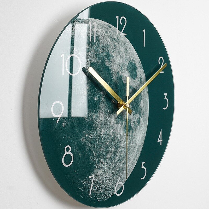 glassart wall clock