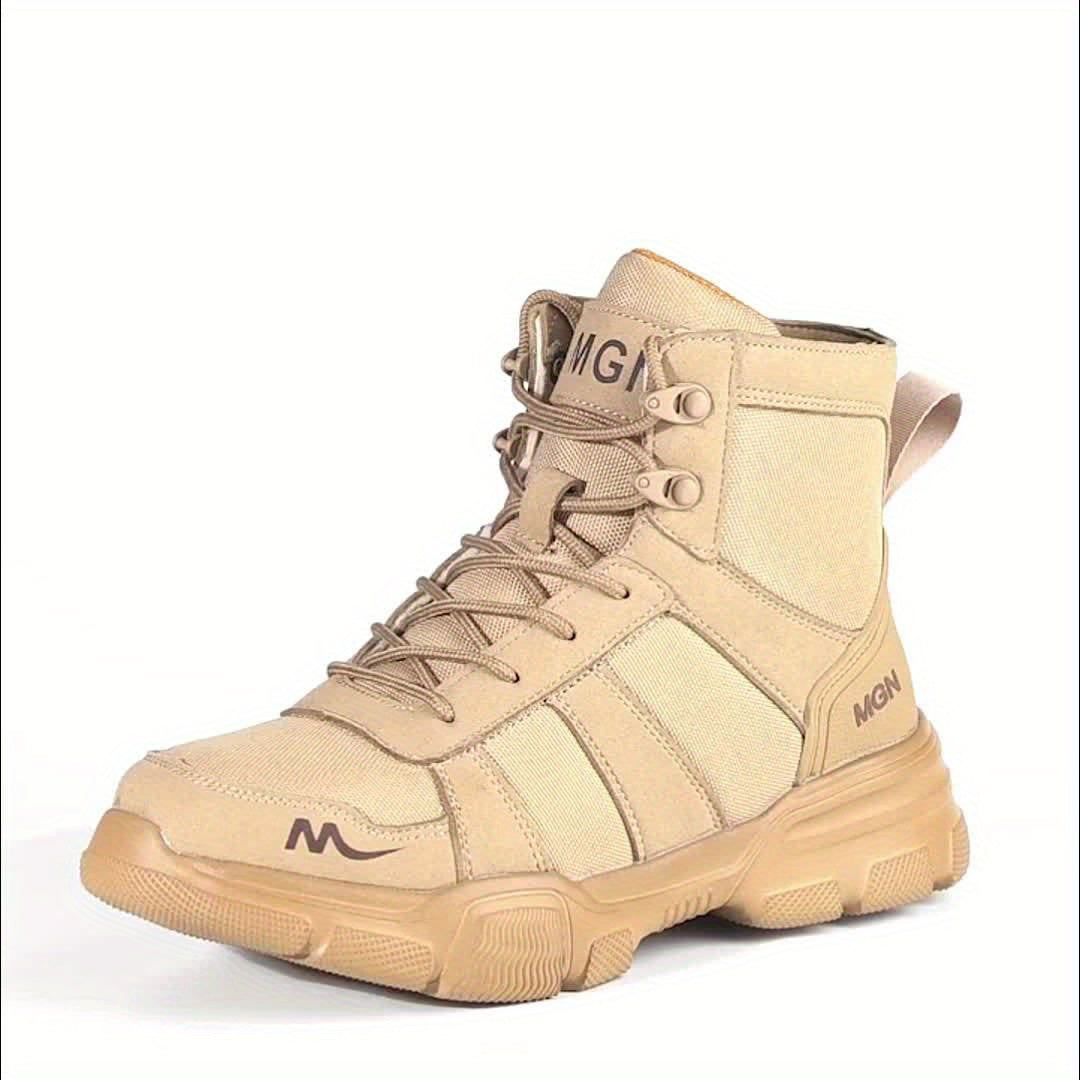 Shoes with Men's Safety Steel Toe for Puncture-Resistant and Slip-Resistant