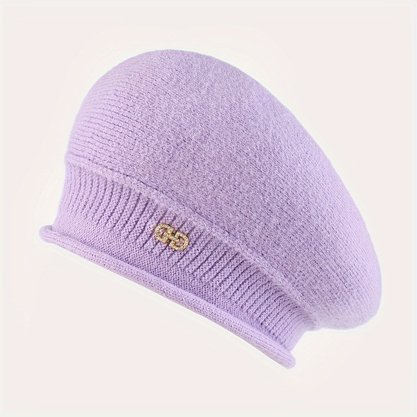 Chic Knitted Beret for Women for Elegance and Warmth for Winter