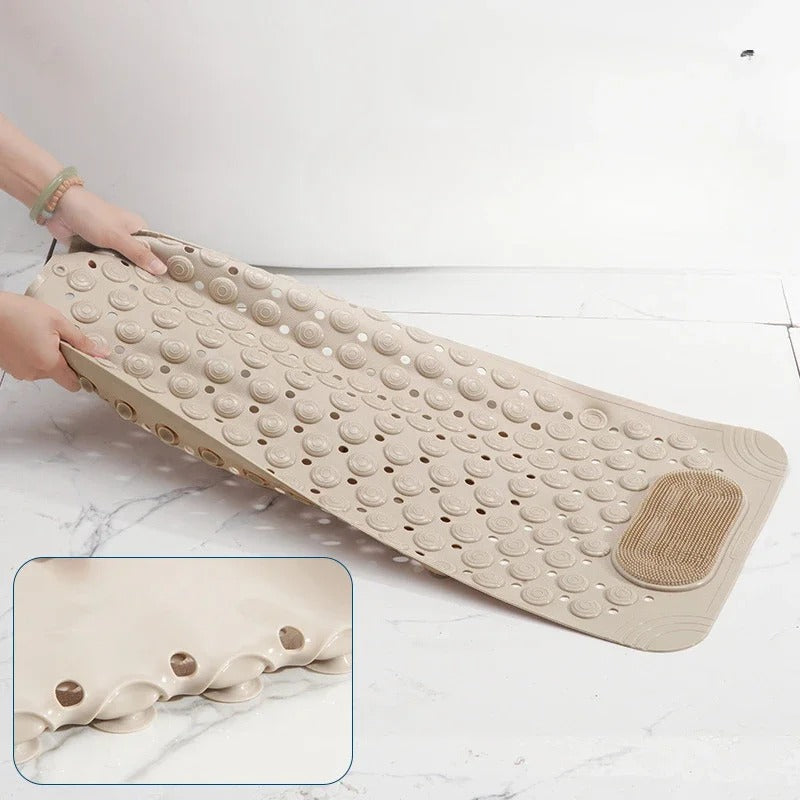 Cups Non-Slip Bath Mat with Suction for Safe, Hygienic and Comfortable for Shower and Bath