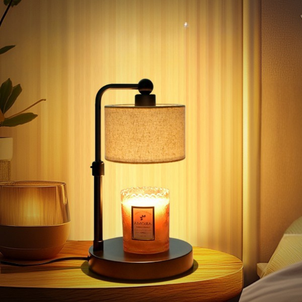 Warmer with Electric Candle Lamp with Timer for Dimmable and Atmospheric