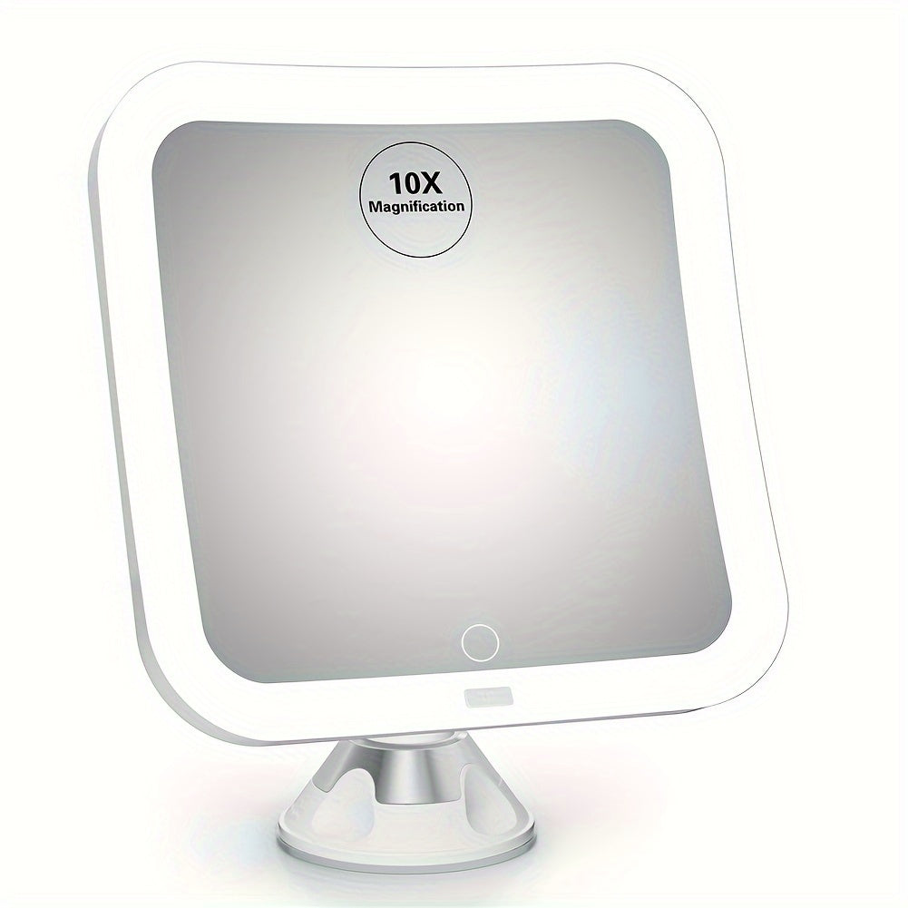 Mirror with Lumiview LED Make-Up 10x for Bright, Magnifying and User-Friendly