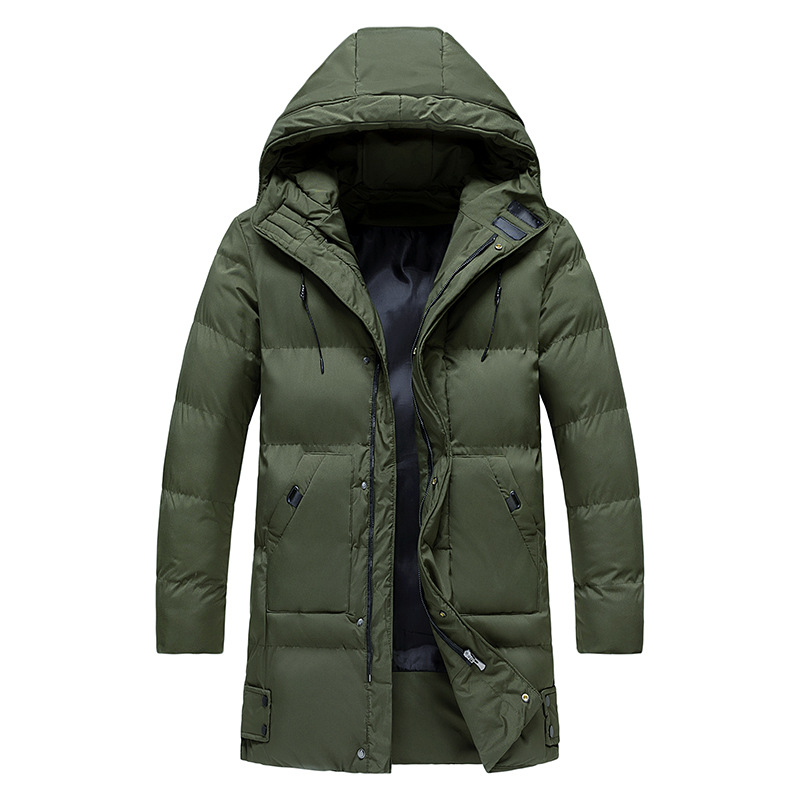 Men’s Insulated Parka Coat with Waterproof Design with Padded Panels