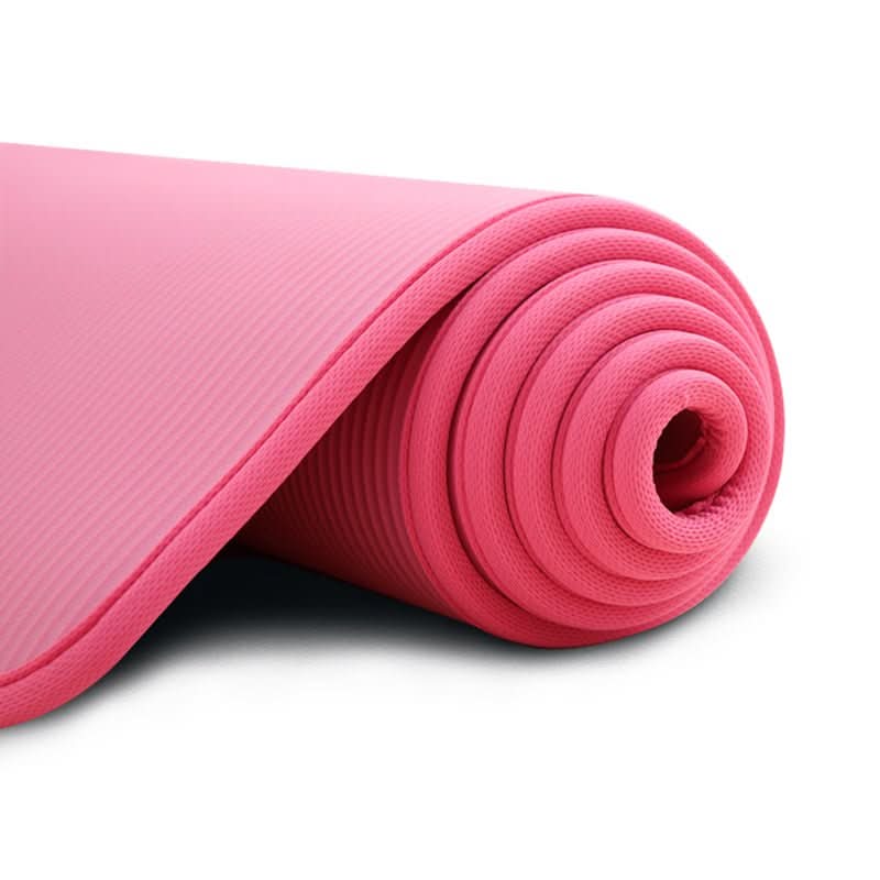 Mat with Extra Thick Yoga Anti-Slip Ribbed Structure for Yoga and Fitness