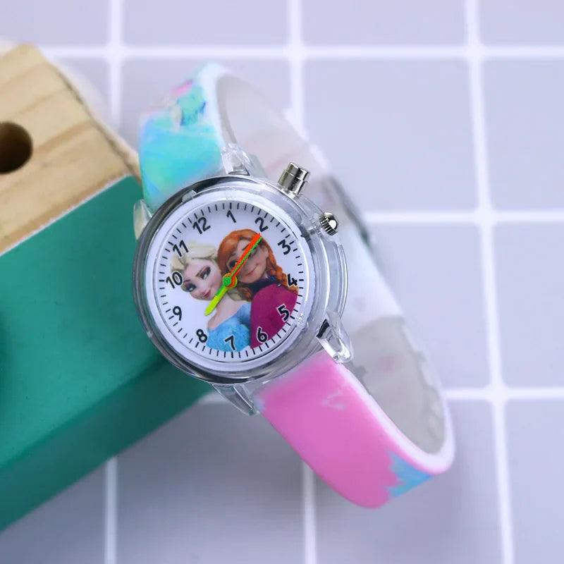 Watch Glow-in-the-Dark Children's for Available in Spider-Man and Frozen Designs