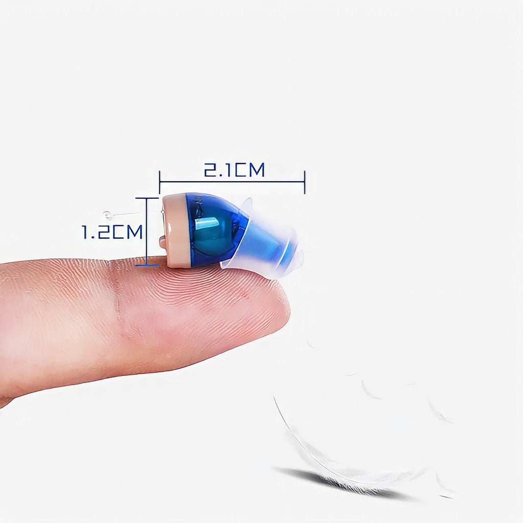 Rechargeable in-Ear Hearing Amplifiers for Discreet, Comfortable, and Clear Sound for Daily Use