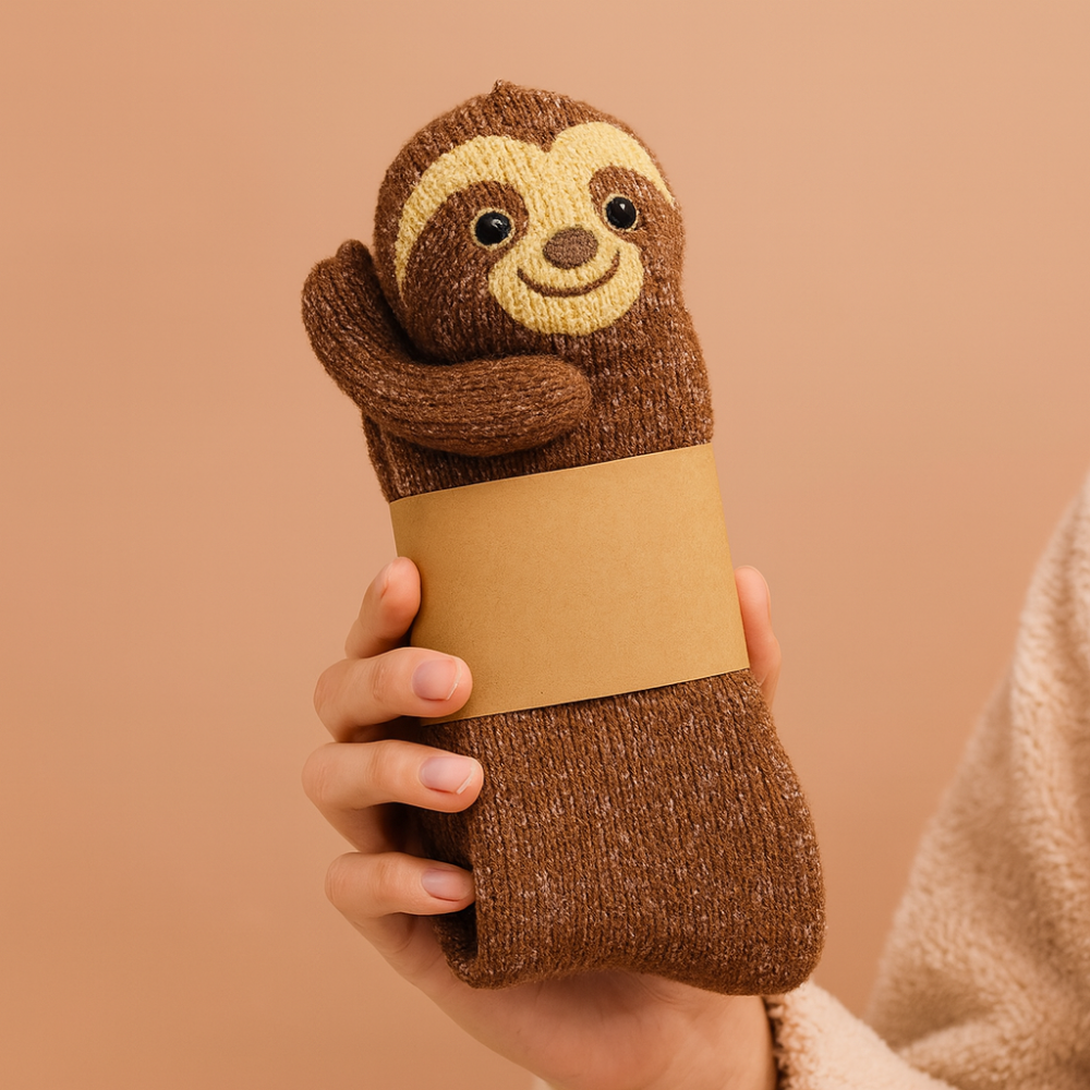 Unisex House Socks with 3D Animal Design and Non-Slip for Warm and Comfortable
