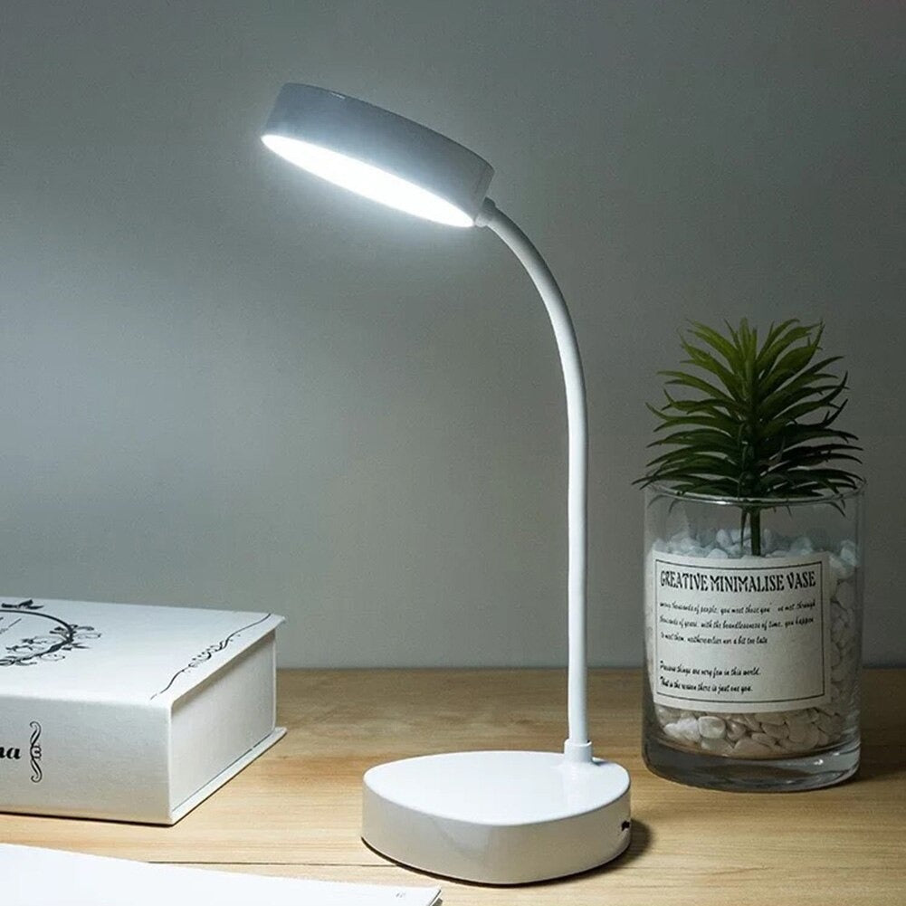 Lamp Modern Adjustable LED Desk for Dimmable Light with Flexible Neck and USB Connection