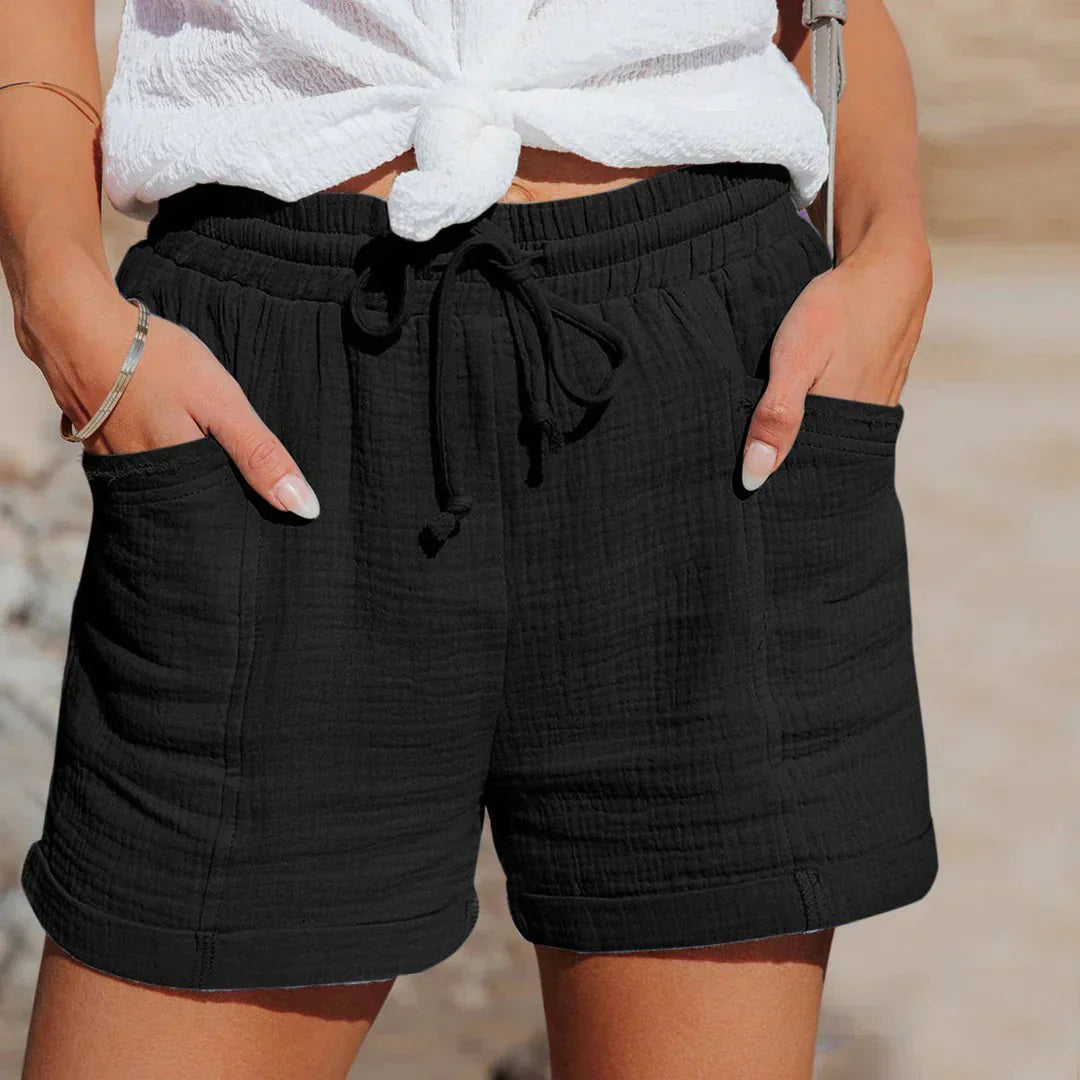 Shorts Women for Ladies' Shorts with Elastic Waistband and Loose Fit
