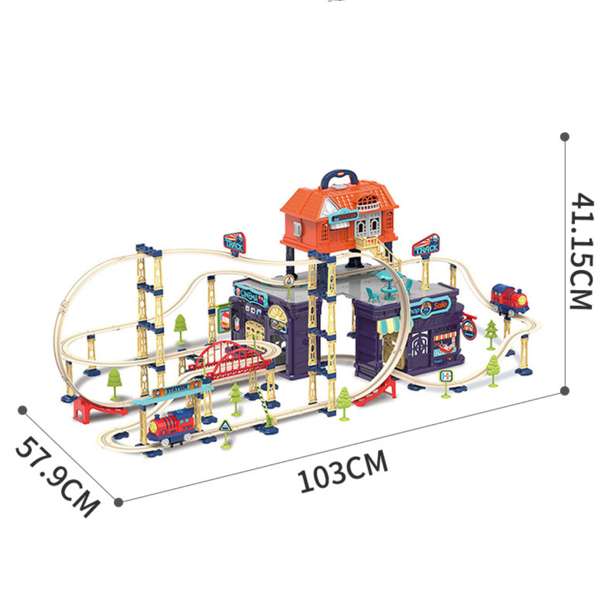 Adventurous Train Track Playset for Endless Building Fun for Kids
