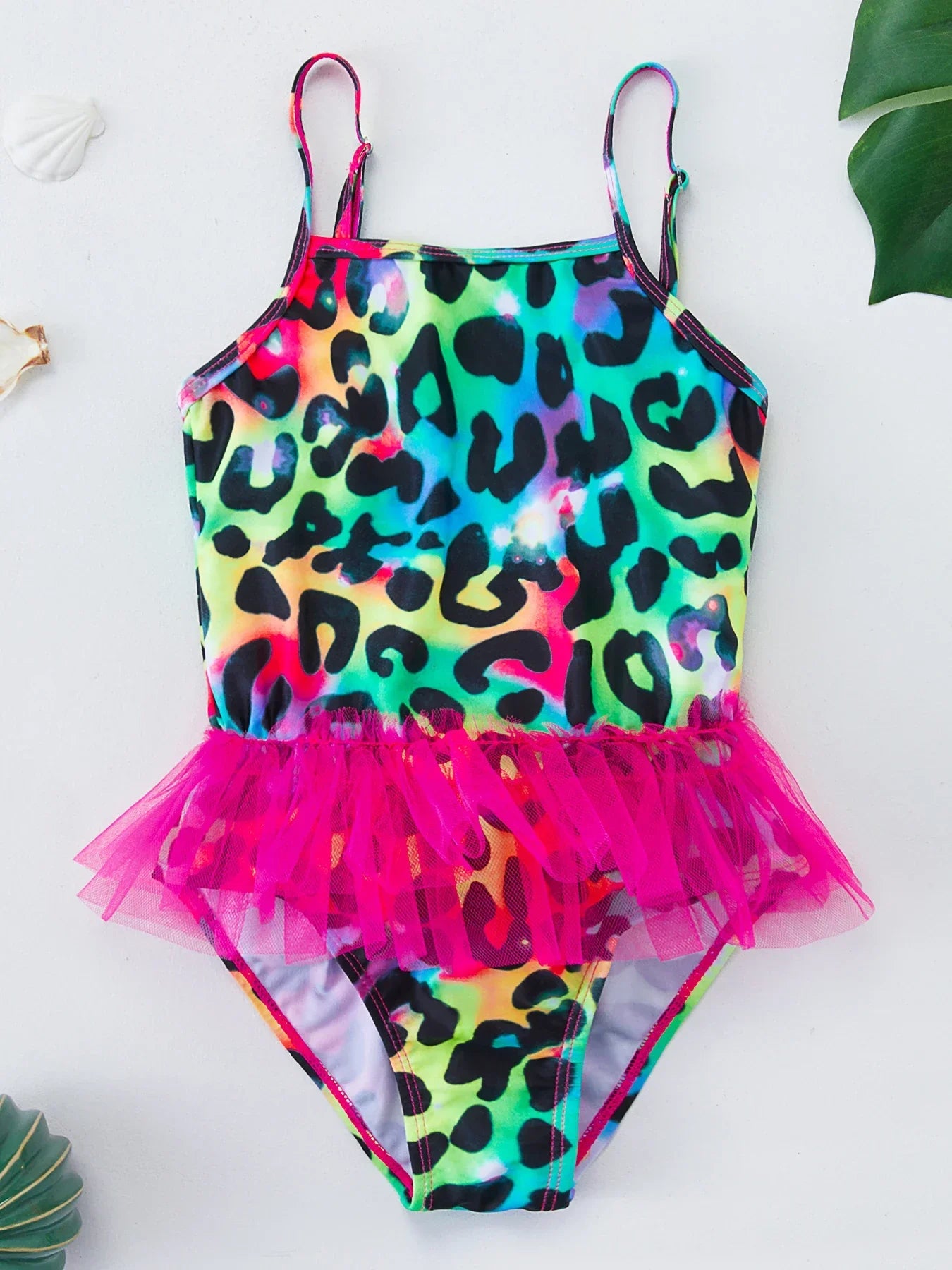 Girls' Swim Outfit with Mermaid and Unicorn Designs for Perfect for Children Aged 4-8 Years