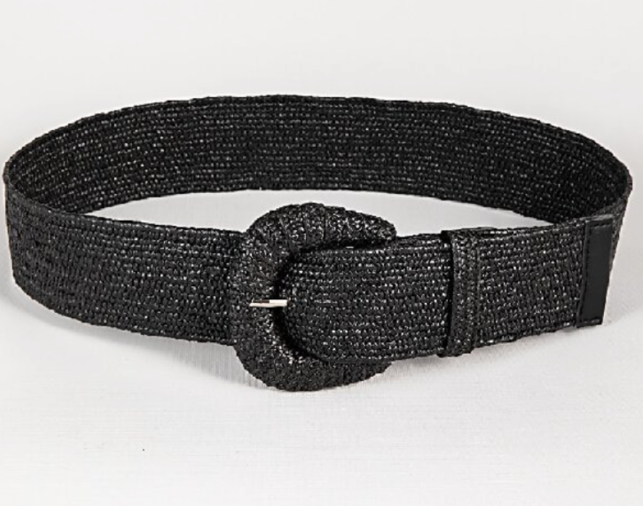 Vintage Woven Women's Belt with Wide Design for Added Flair