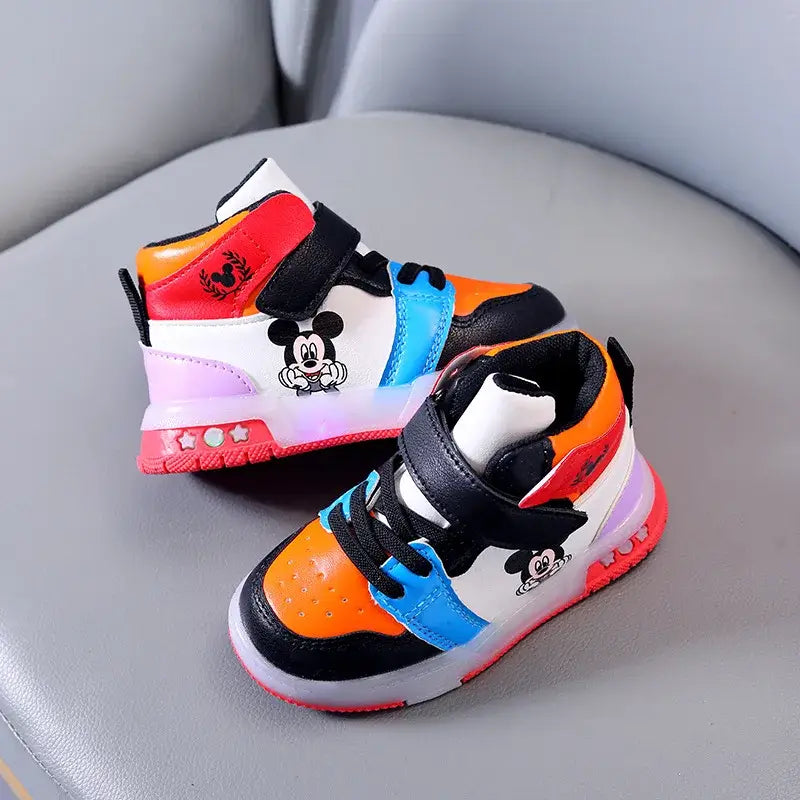 Shoes with Cute Disney LED Kids' Design for Joyful Adventures