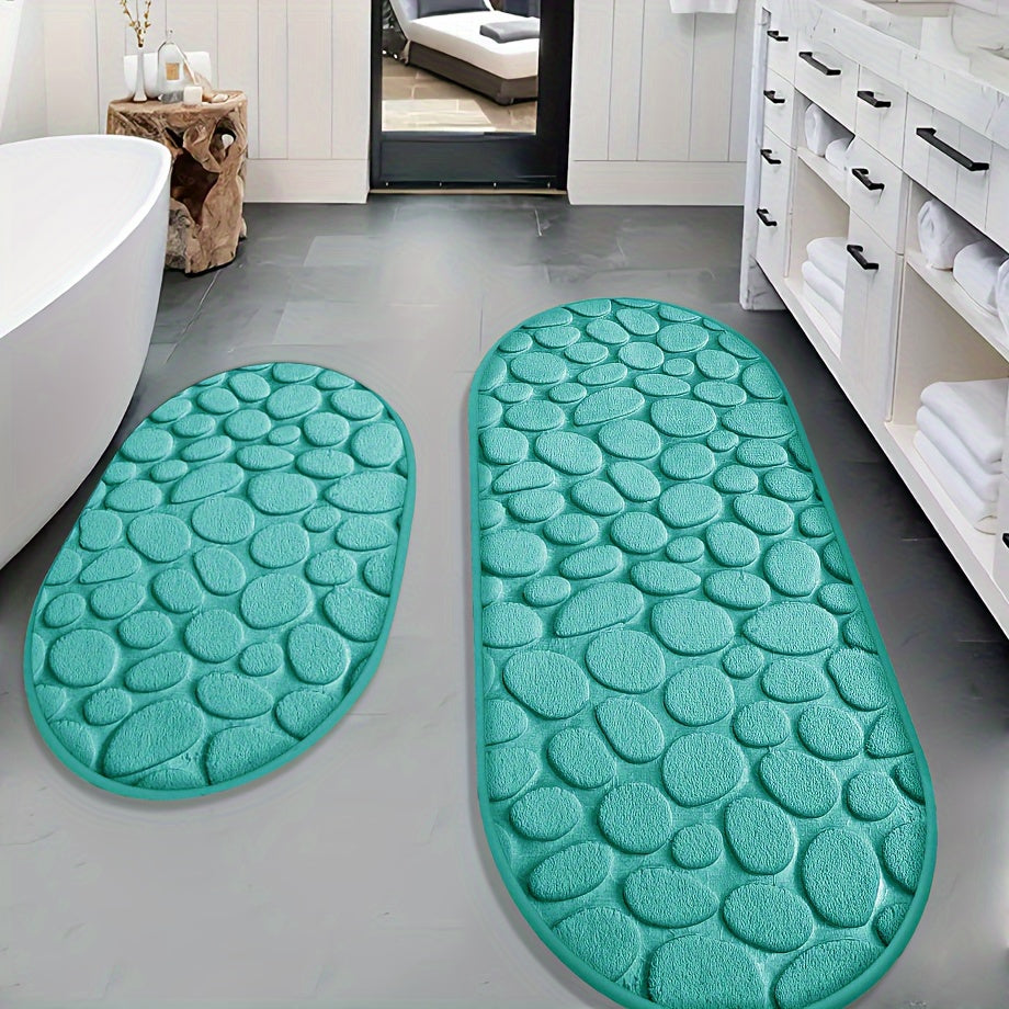 Set Anti-Slip Bath Mat for Safety and Comfort
