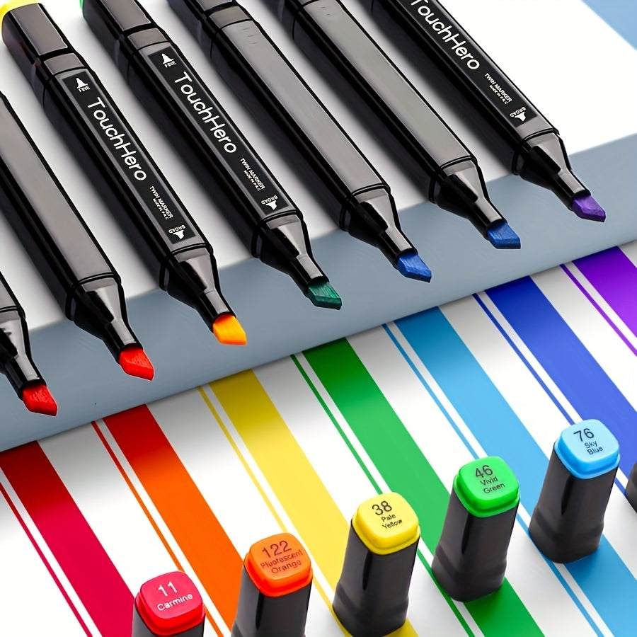 Set Touchhero 168 Colors Alcohol Markers for Professional and Versatile
