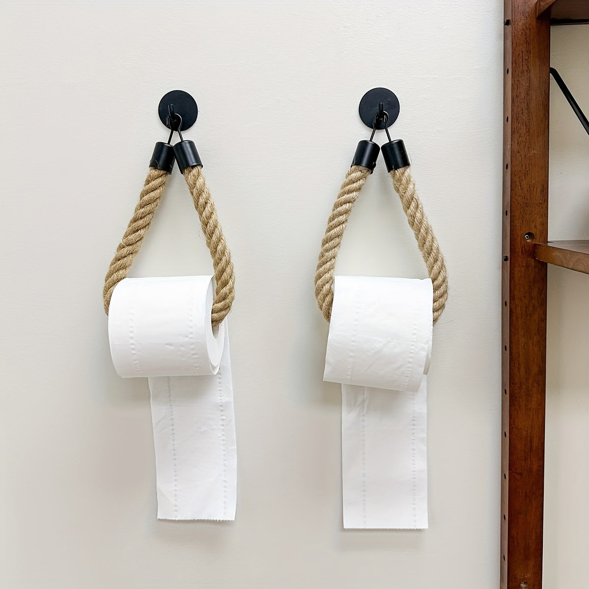 Holder Hemp Rope Toilet Paper for Stylish Bathrooms
