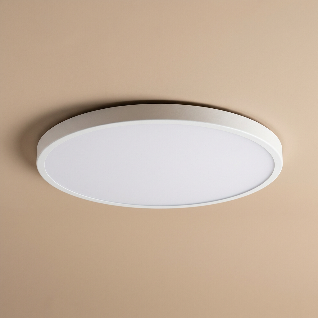 Light with Round LED Ceiling Gold Trim with Slim Design and Soft Light