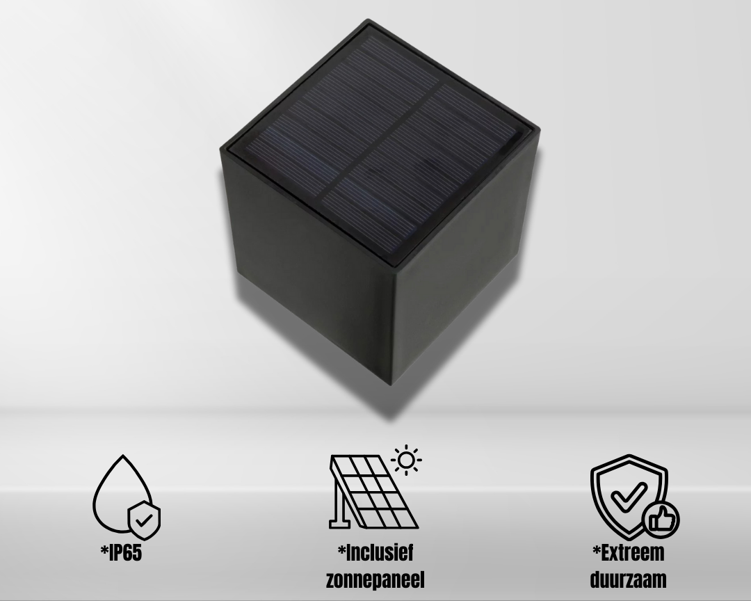 Wall Lamp with Solar LED Design for Outdoors with Automatic Lighting and Wireless Design