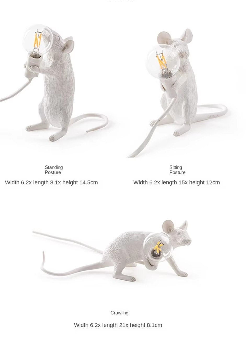 Table Lamp with LED Animal Figure Design for Playful and Atmospheric Lighting