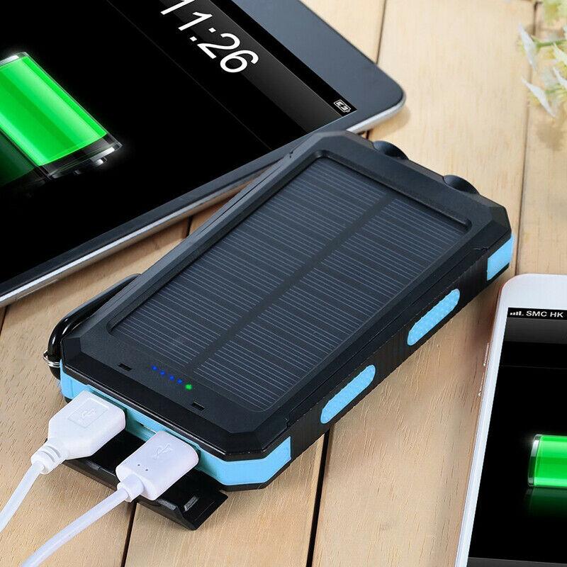 20000mah Solar Power Bank for Waterproof, Rugged & with Torch