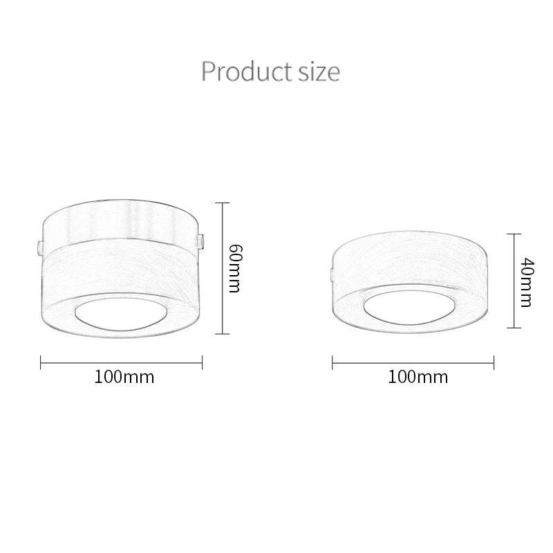Light with Wooden LED Ceiling Walnut Finish and Minimalist Round Design