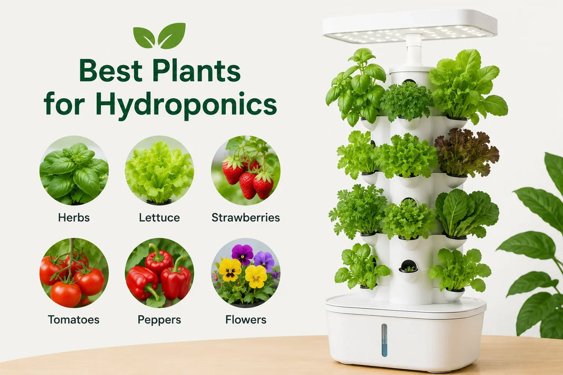 Best plants to grow in a home hydroponic system