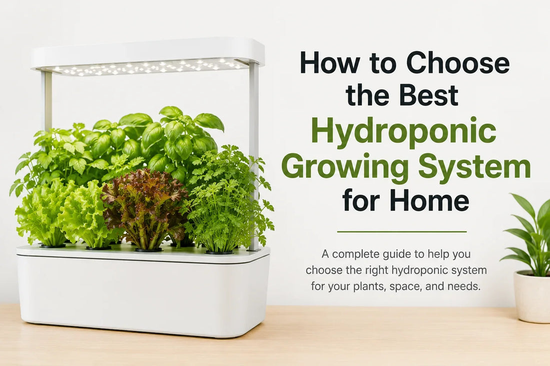 Guide to choosing the best hydroponic growing system for home