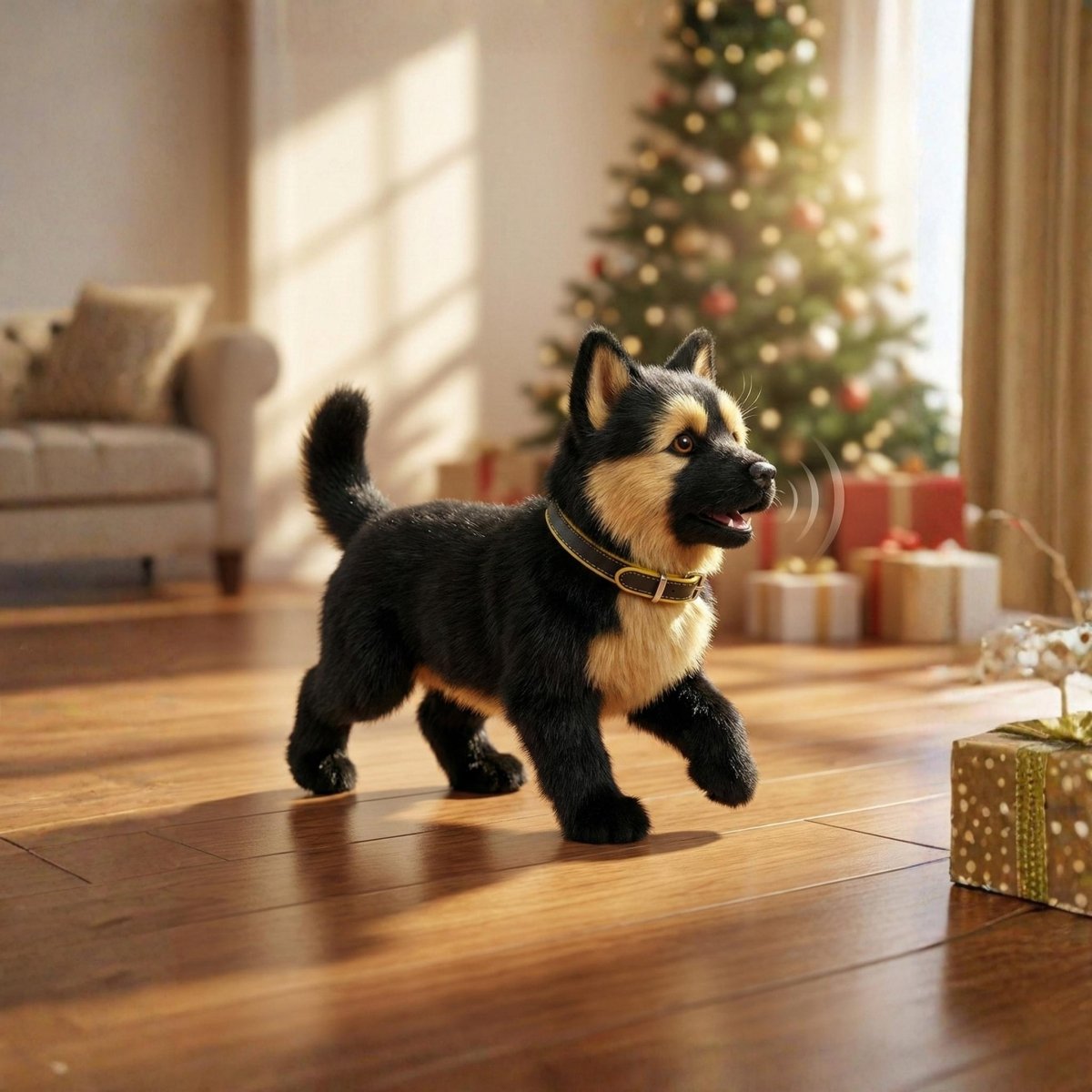 Interactive Robot Puppy with Realistic Movements for Playful Fun