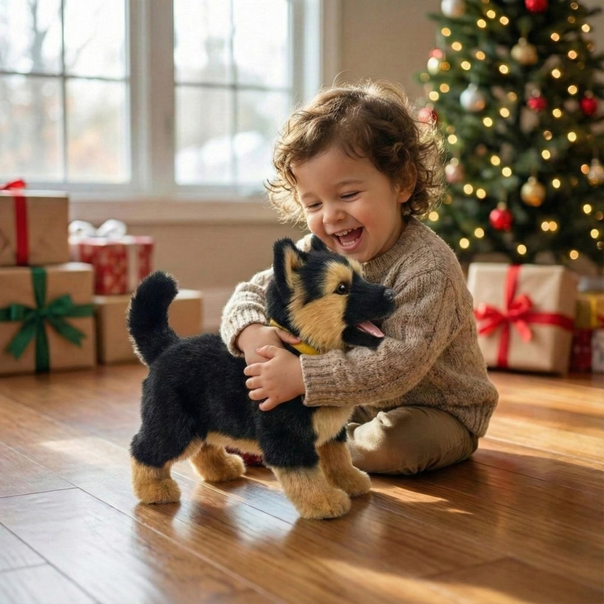 Interactive Robot Puppy with Realistic Movements for Playful Fun
