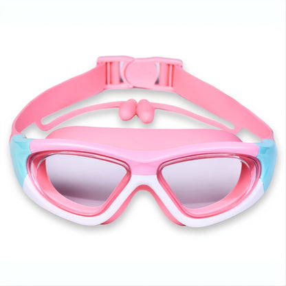 Kids Swim Goggles with Large Frame for Comfortable & Anti-Fog for Swimming Fun