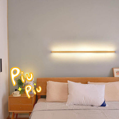 Minimalist Wooden Wall Lamp for Atmospheric Lighting for Any Space