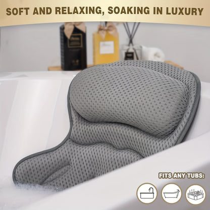 Pillow Luxiespa 4D Luxe Bath for Breathable Pillow with Neck and Back Support