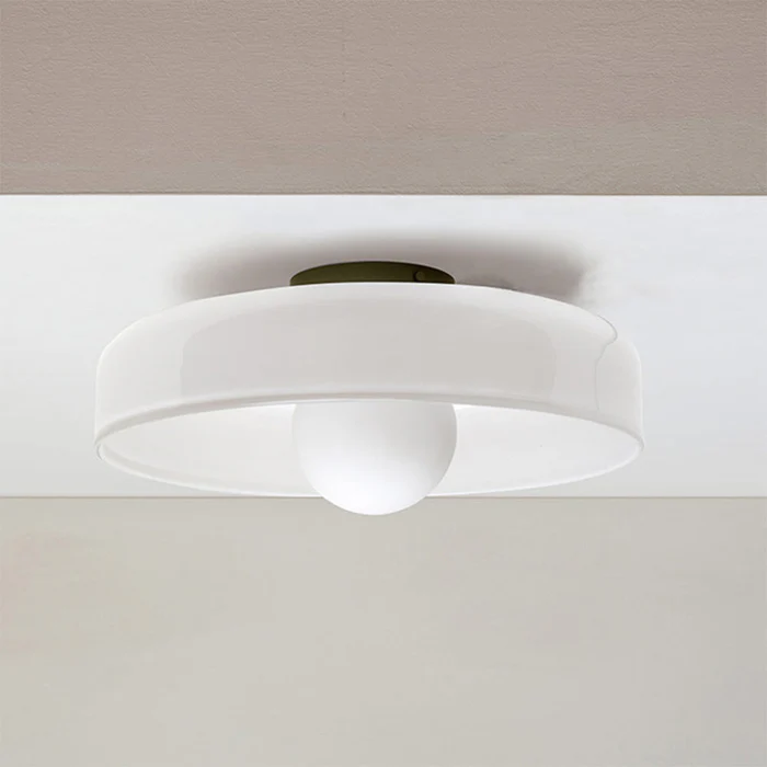 Glass with Modern Round Ceiling Lamp with Elegant and Timeless Design