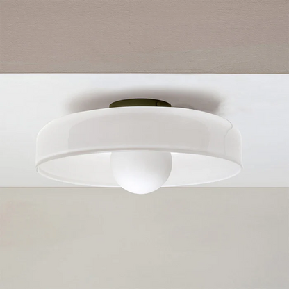 Glass with Modern Round Ceiling Lamp with Elegant and Timeless Design