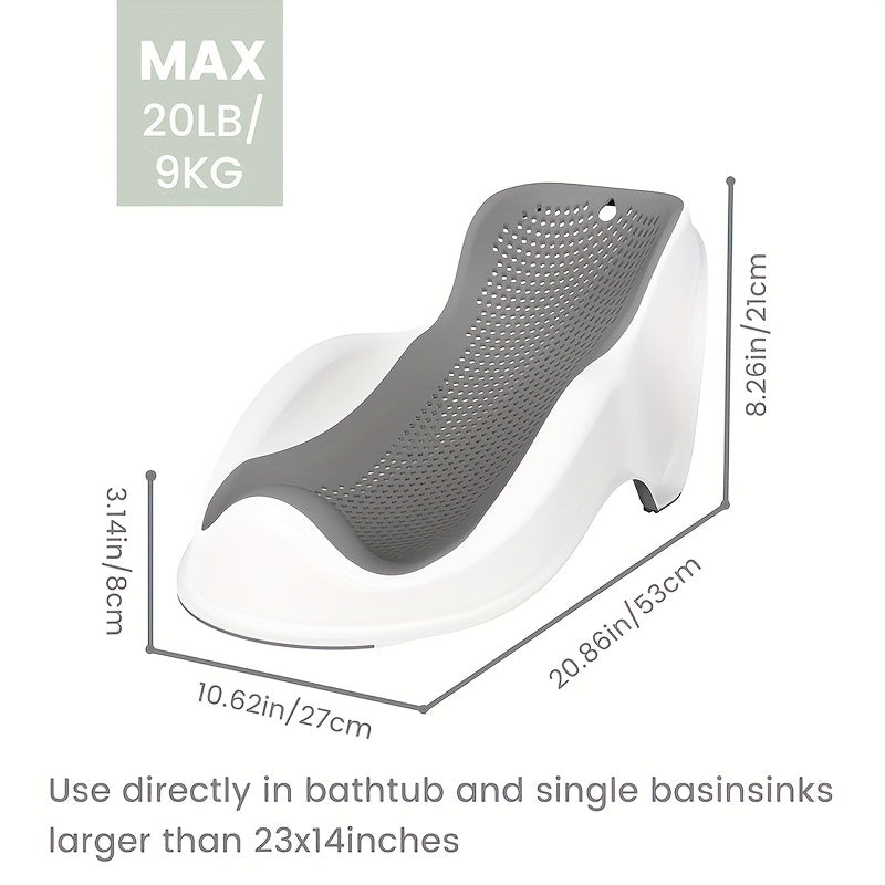 Safenest Baby Bath Seat for Ergonomic & Ventilated Support