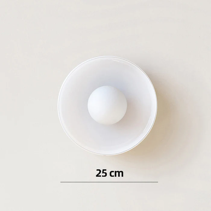 Glass with Modern Round Ceiling Lamp with Elegant and Timeless Design