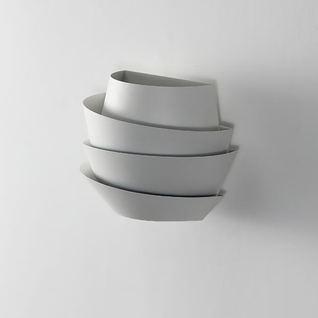Wall Lamp with Scandinavian Double Light Points Made of Iron