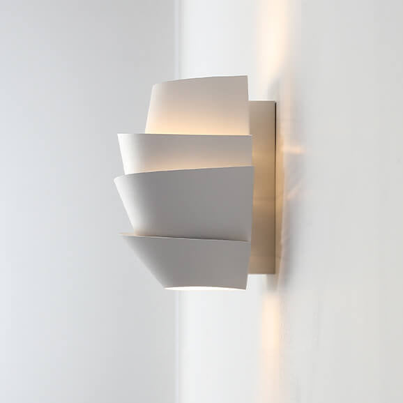 Wall Lamp with Scandinavian Double Light Points Made of Iron