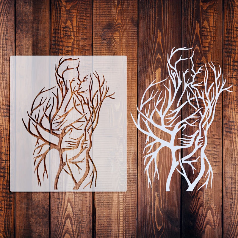 Lovetree Stencil for Creative and Versatile for DIY Art