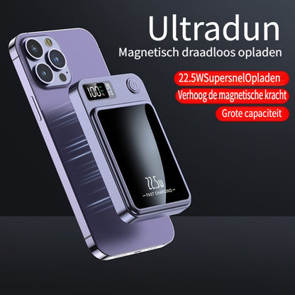 Magnetic Power Bank for Ultra Slim with Super Fast Wireless Charging