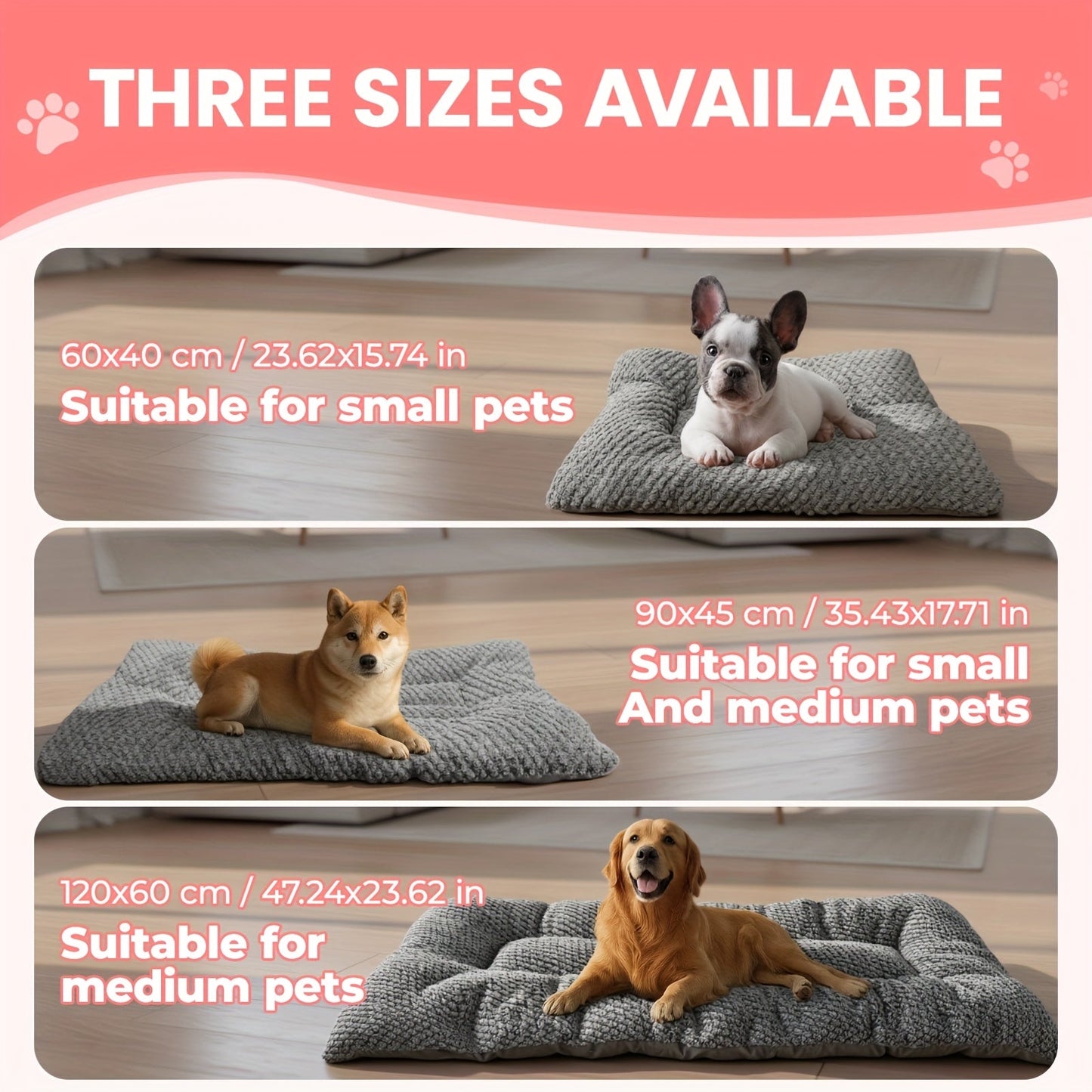 Cushion with Comfortable Dog Design for Dogs with Soft Filling and Padded Sleeping Surface