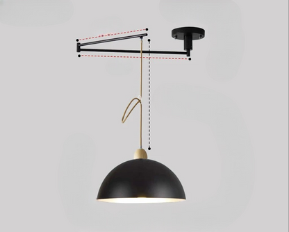 Light with Modern Ceiling Adjustable Light Arms for Flexible Illumination
